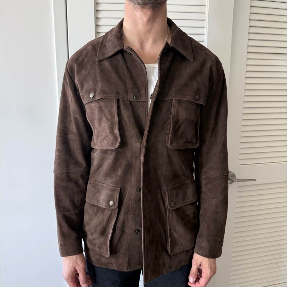 Brown Suede Men's Vince Jacket